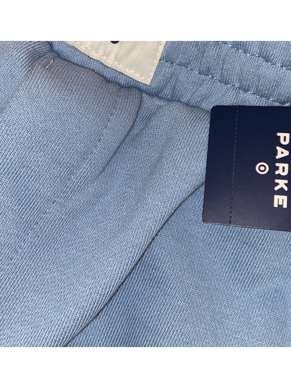Light Blue Parke NWT Women's High-Rise Boxer Sweatpants - Parke x Target Medium - Picture 8 of 8